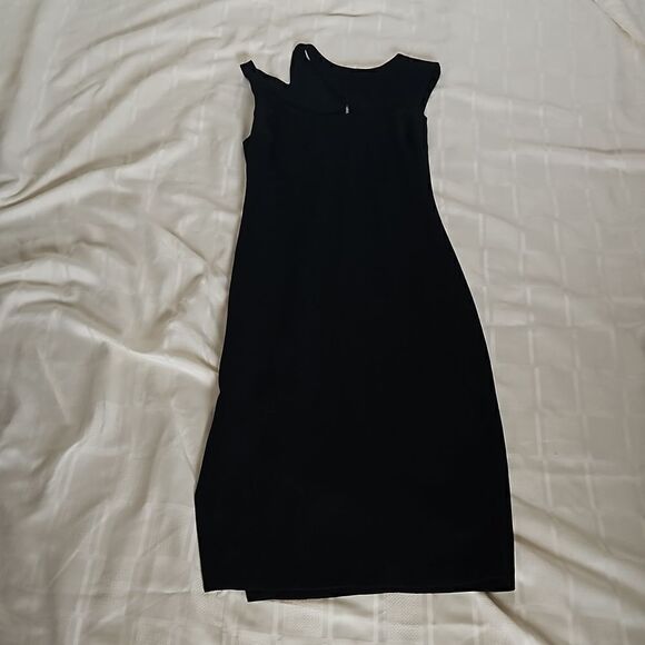 Marciano Ladies Bodycon Cut Out Midi Dress Small Black - Picture 14 of 16